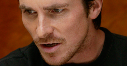 Christian Bale rasande