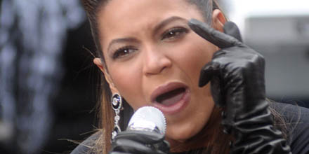 Här hånas Beyoncé