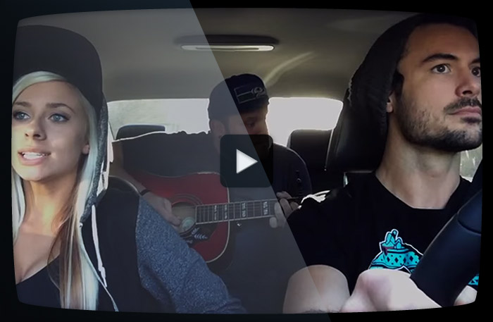 Du måste se de här kompisarnas grymma cover i bilen