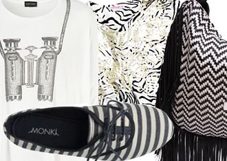 Shopping: Svartvitt