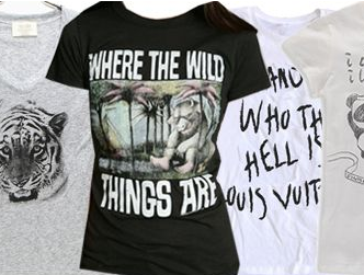 Shopping: T-shirt med tryck