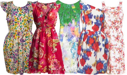 Shopping: Blommiga klänningar