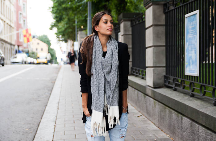 Så stylar Damla sina boyfriend-jeans (gaah, så hett!)