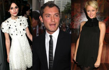 BILDEXTRA: Filmfest med Keira, Jude och Paris