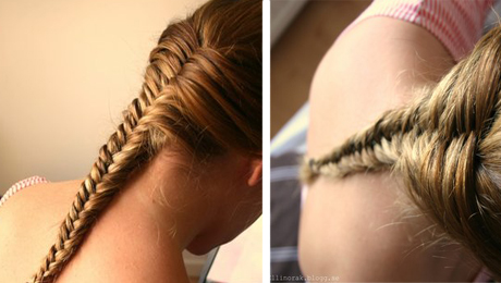 Så gör du en fiskbensfläta