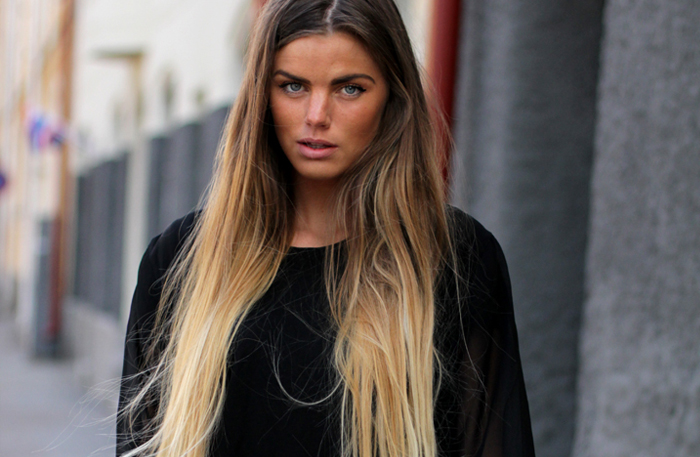 Denim och dip dye i Frida Grahns blogg!