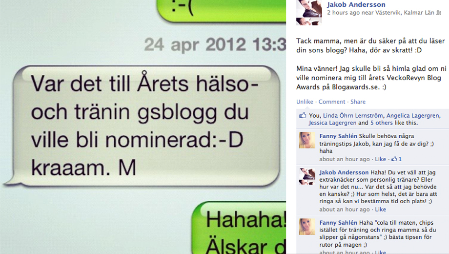 Vill du nominera någon till årets BlogAwards?