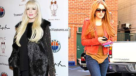 Lindsay Lohans nya hårfärg