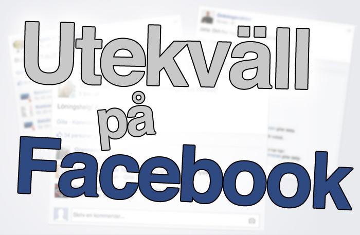 Såhär hade det sett ut om en utekväll hade haft Facebook