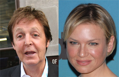 NYTT PAR: Renée Zellweger & Paul McCartney