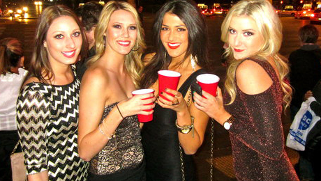 Sara Montazamis partynatt i Las Vegas
