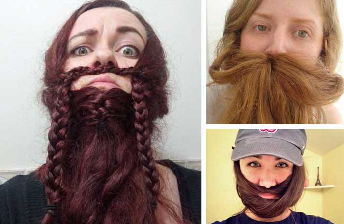Ladybeards – den nya skäggtrenden sprider sig på nätet