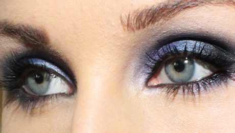 Tutorial: Blue smokey eyes