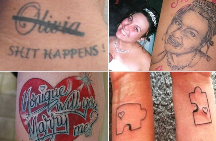 Kärleksförklaringarna du inte vill ha – här är ångest-tatueringarna för både dig och din partner