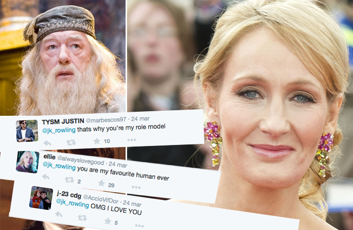 Harry Potter-författaren svarade just på gayfrågan – bästa svaret någonsin