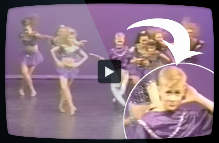 Nämen? Är det inte Ryan Gosling i den här dansuppvisningen från 1992?