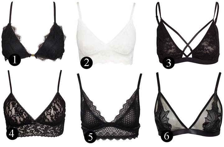 Trendspaning: 6 bralets att bära under tishan