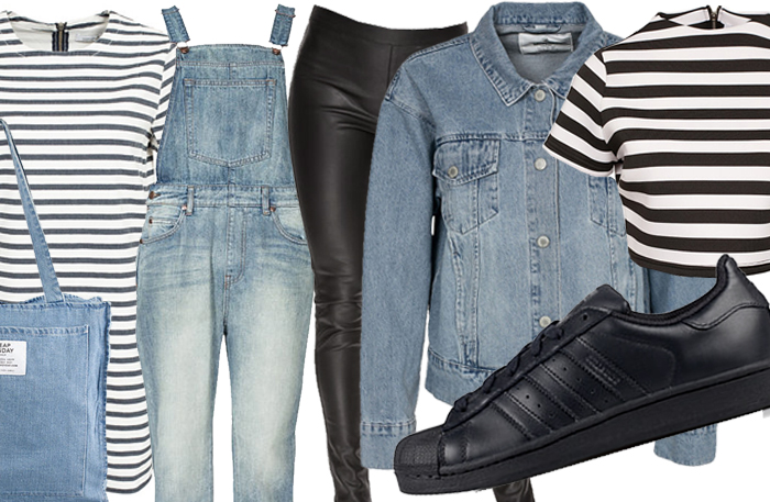 Trendspaning: Randigt, denim & läder i Fridas blogg