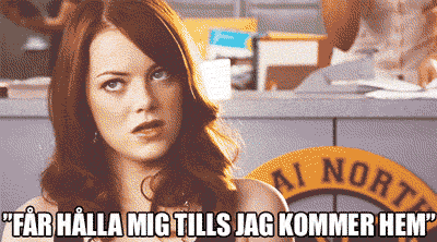 kissnödig på fest