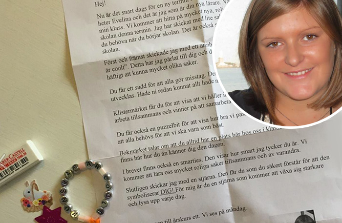 24-åriga läraren hyllas på Facebook – skrev gulligaste brevet till sina elever