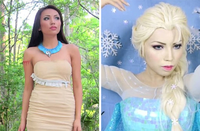 Makeup-artisten sminkar sig till 15 olika Disneyfigurer – så skillad!