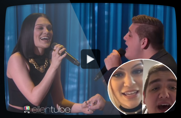 Efter succén med ”Flashlight” på Youtube – här får Tom sitt livs överraskning