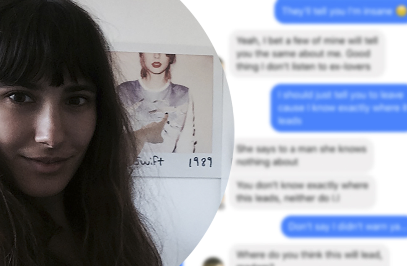 Svenska Holly blev uppraggad – svarade klockrent med Taylor Swift-citat