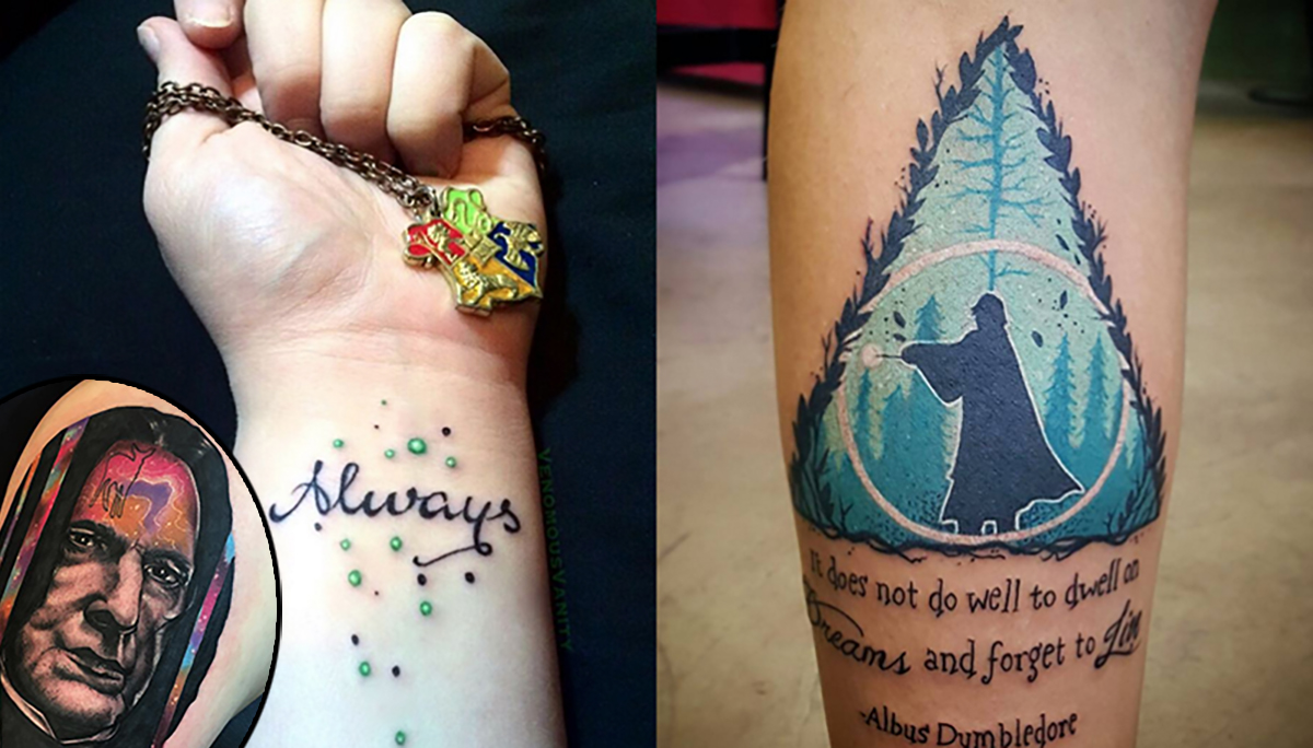 16 magiska Harry Potter-tatueringar som vi mugglare vill ha på kroppen nu!