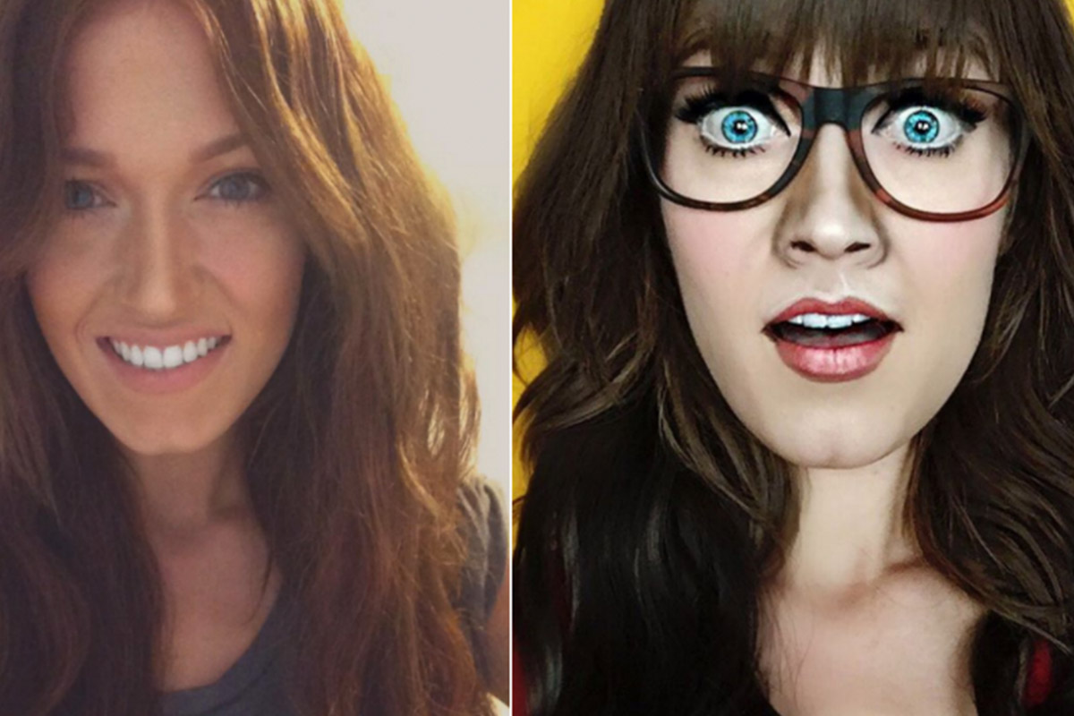 Gosling, Harry Potter eller Jolie? Rebecca kan sminka sig till vem som helst