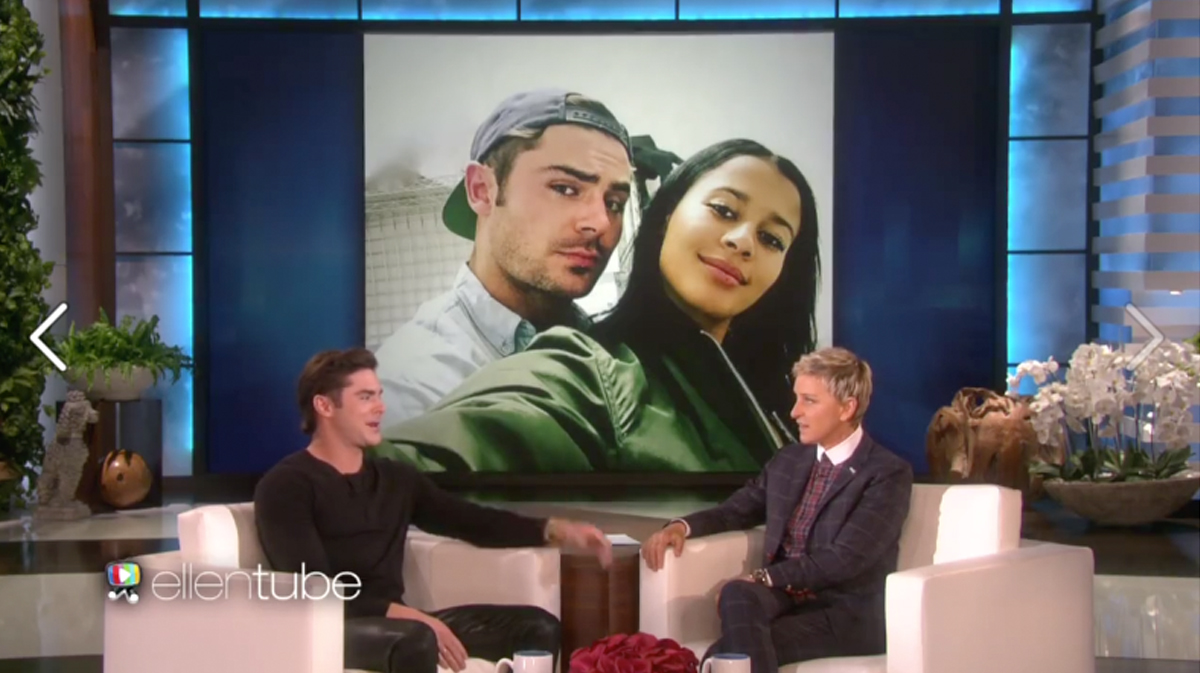 Här berättar Zac Efron om flickvännen och twerkar hos Ellen DeGeneres – så skön!