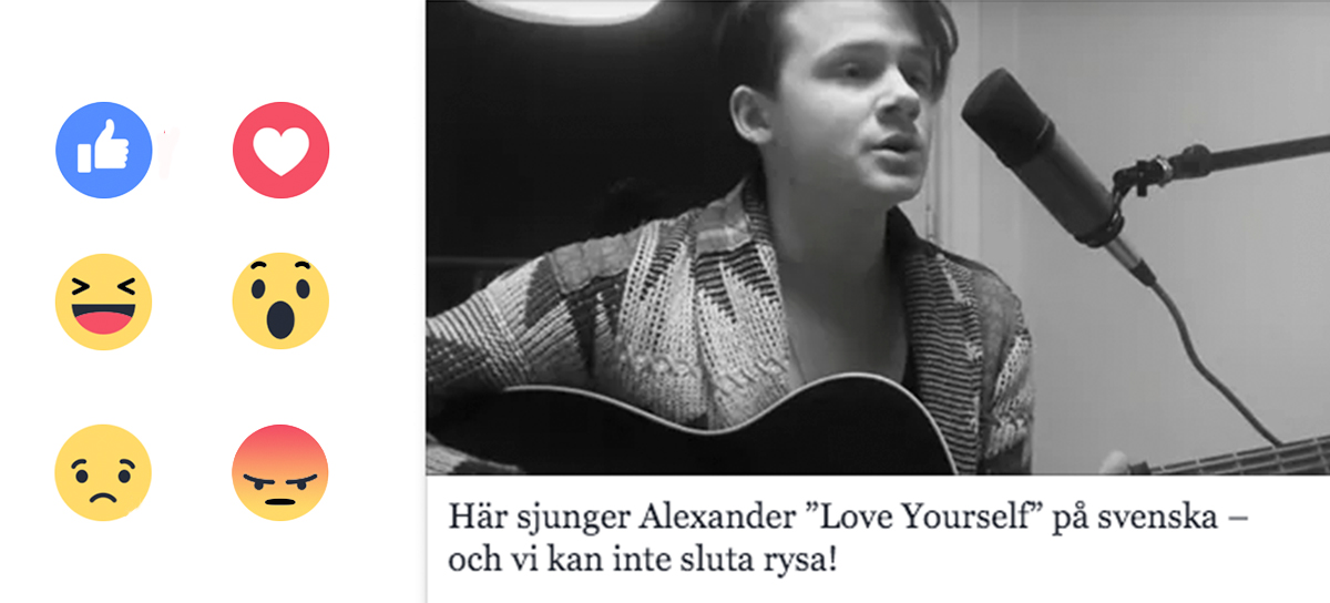 Facebook uppdaterar gillaknappen – nu kan du älska eller gråta över vännernas inlägg