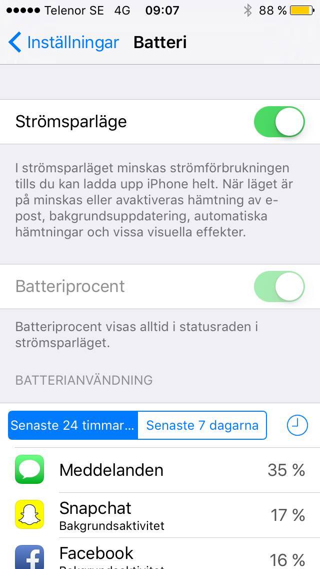 12 tips för att spara batteri