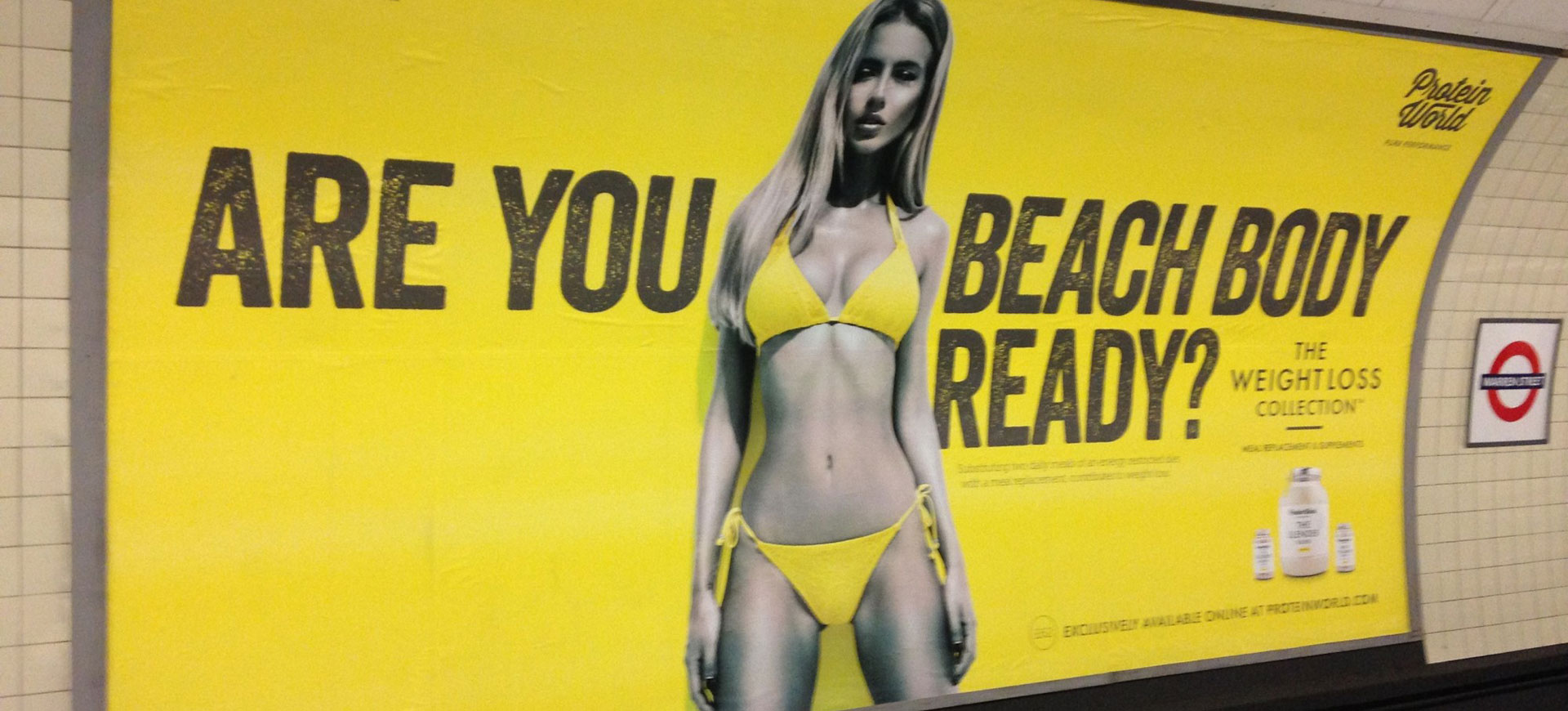 Borgmästare i London förbjuder kroppshetsande reklam