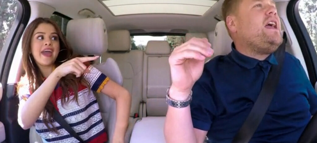 selena gomez carpool karaoke
