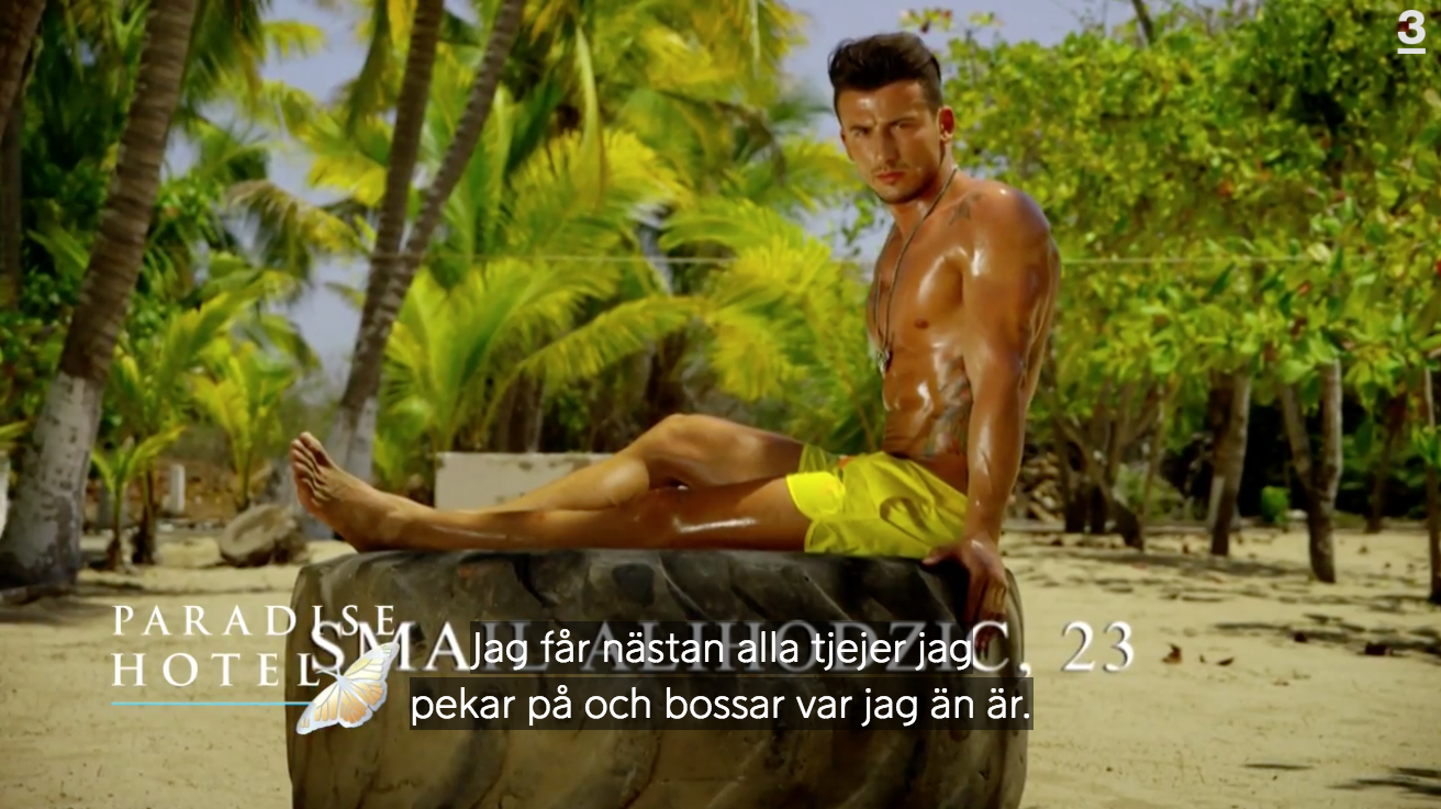 smajl från paradise hotel