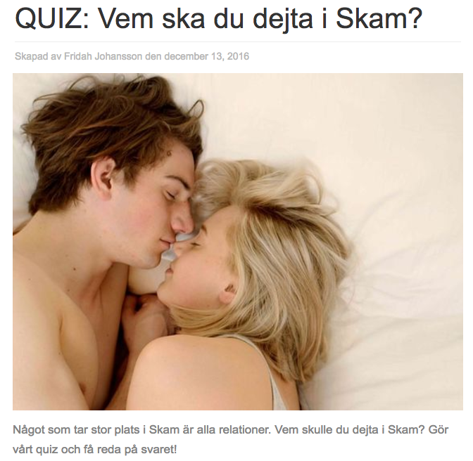 skam quiz dejta