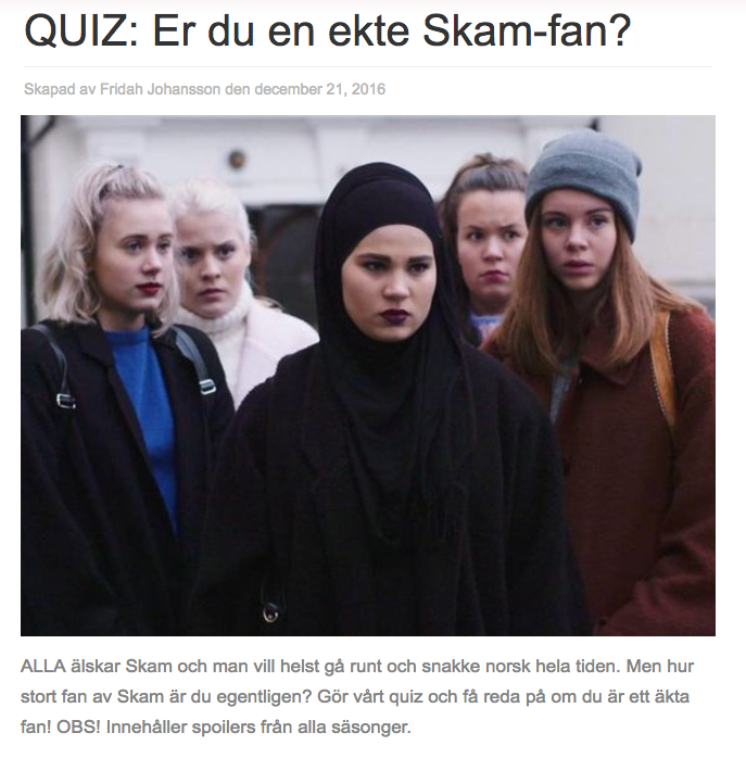 skam quiz