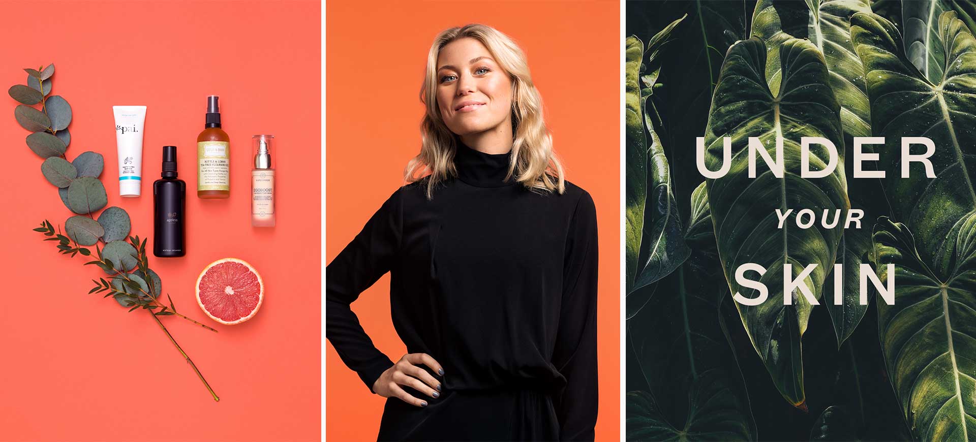 Lovisa, 23, har startat ”Under your skin” – vill att produkter ska ha så kort innehållsförteckning som möjligt