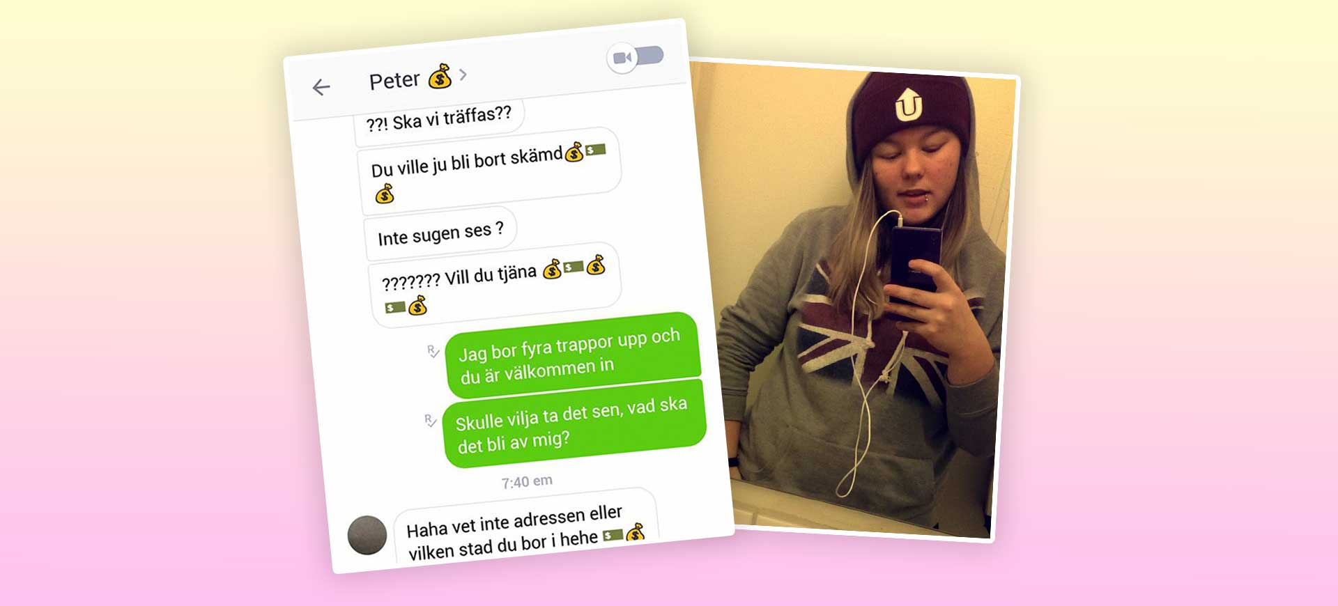 Alvina, 19, tog hjälp av Maggio-citat för att dissa en kille (genialt!)