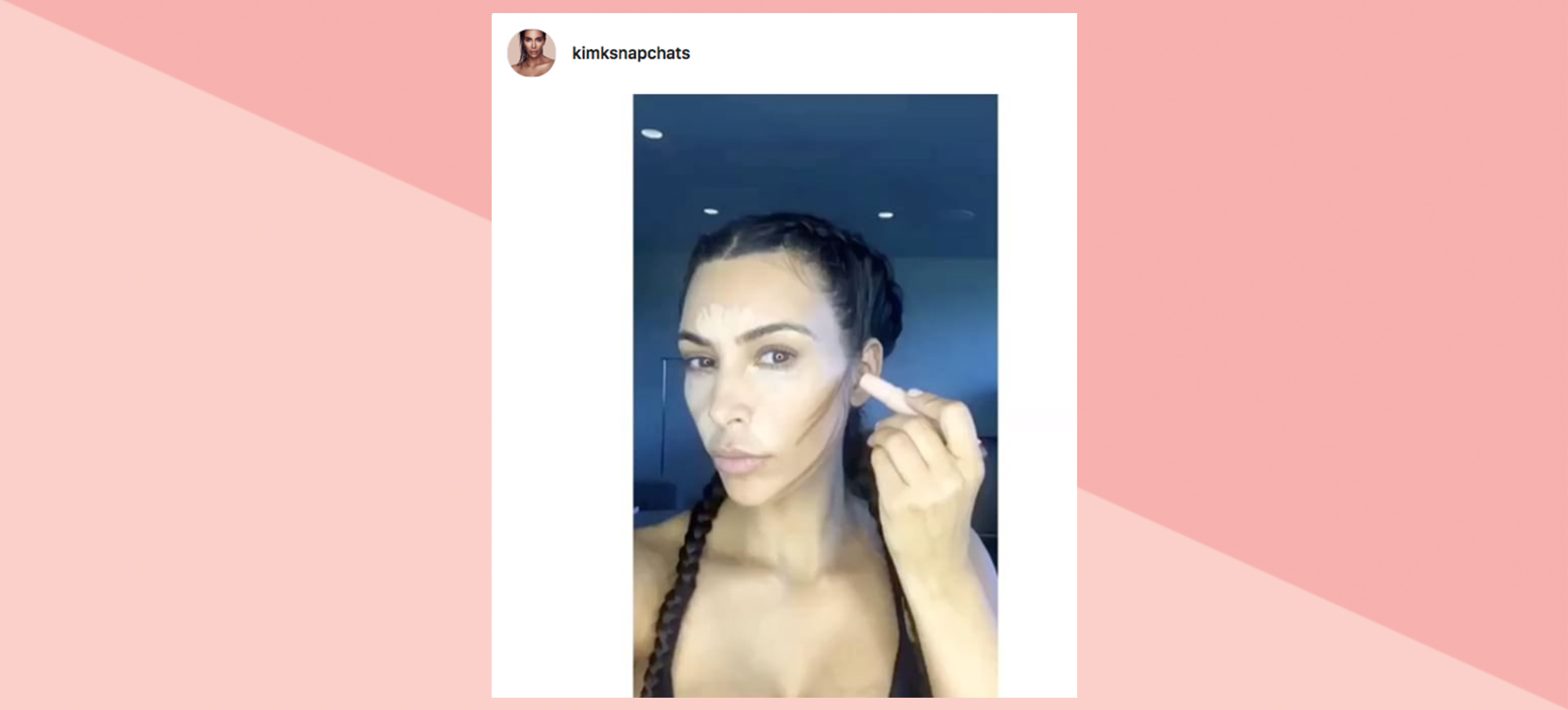 Kim Kardashian ger oss en contouring-guide på Snapchat – måste ses!