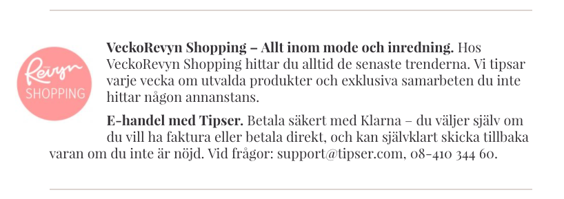 shopping infotext
