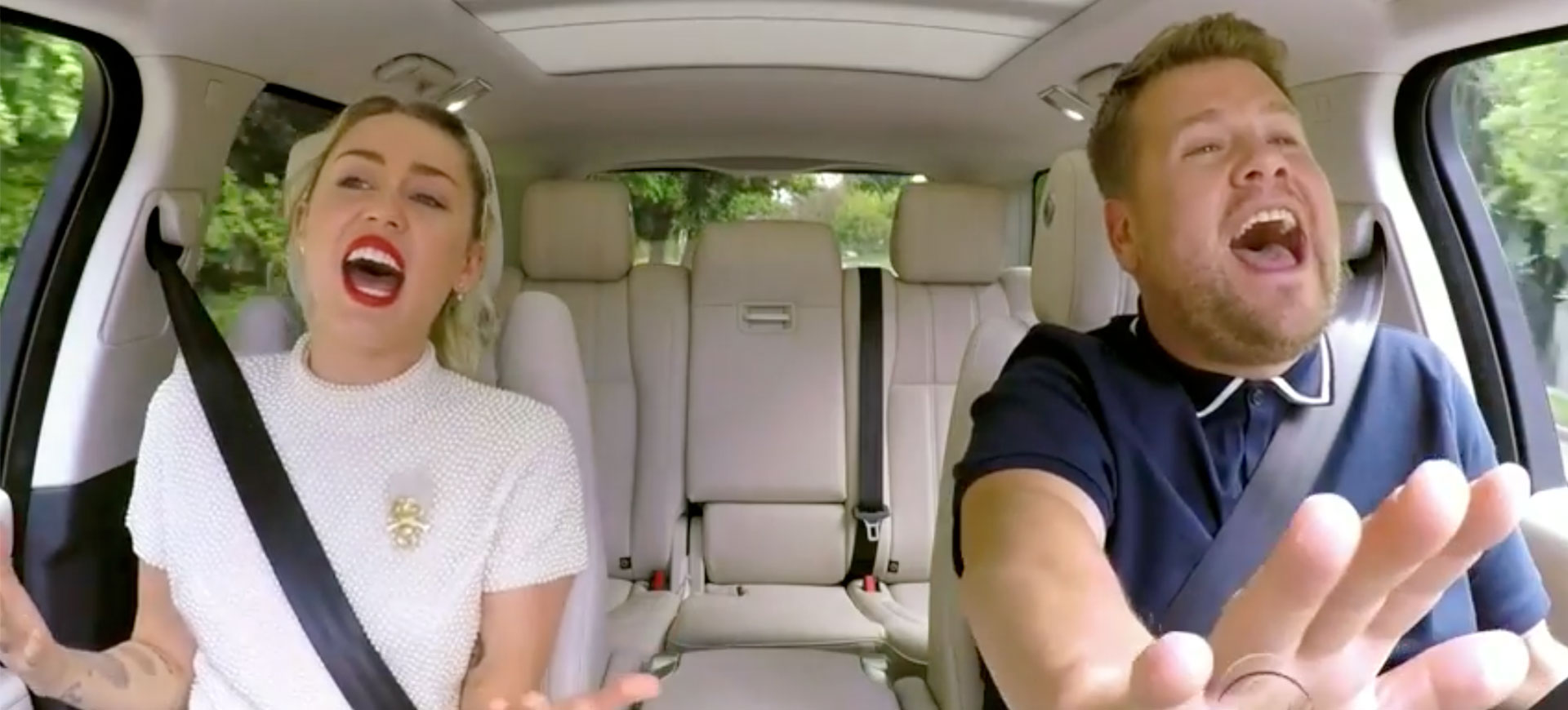 Carpool karaoke med Miley Cyrus är äntligen här – och det är allt vi någonsin drömt om!