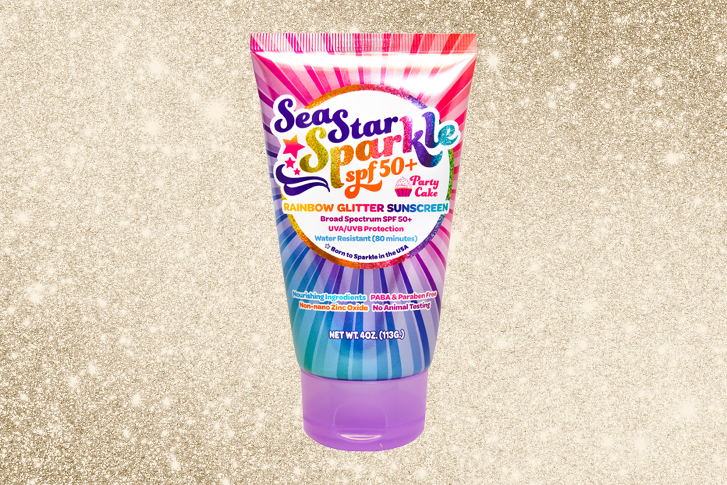 Nu finns det solskydd med GLITTER i – vi kommer vara sparkly hela sommaren!