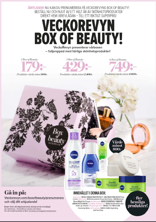 beautybox prenumerera
