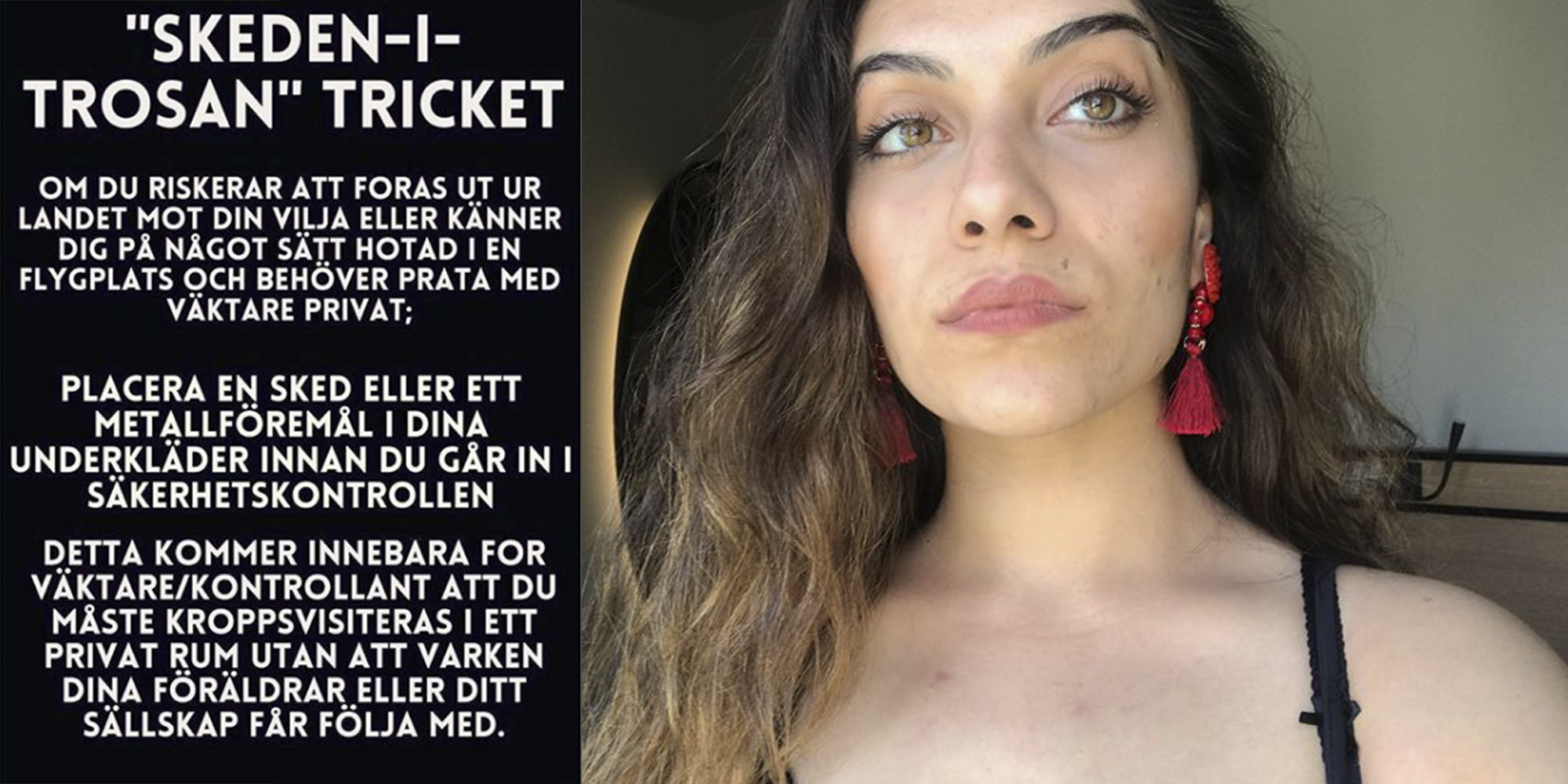 Nora Adin om skeden-i-trosan-tricket: ”Det är viktigt att sprida kunskapen”