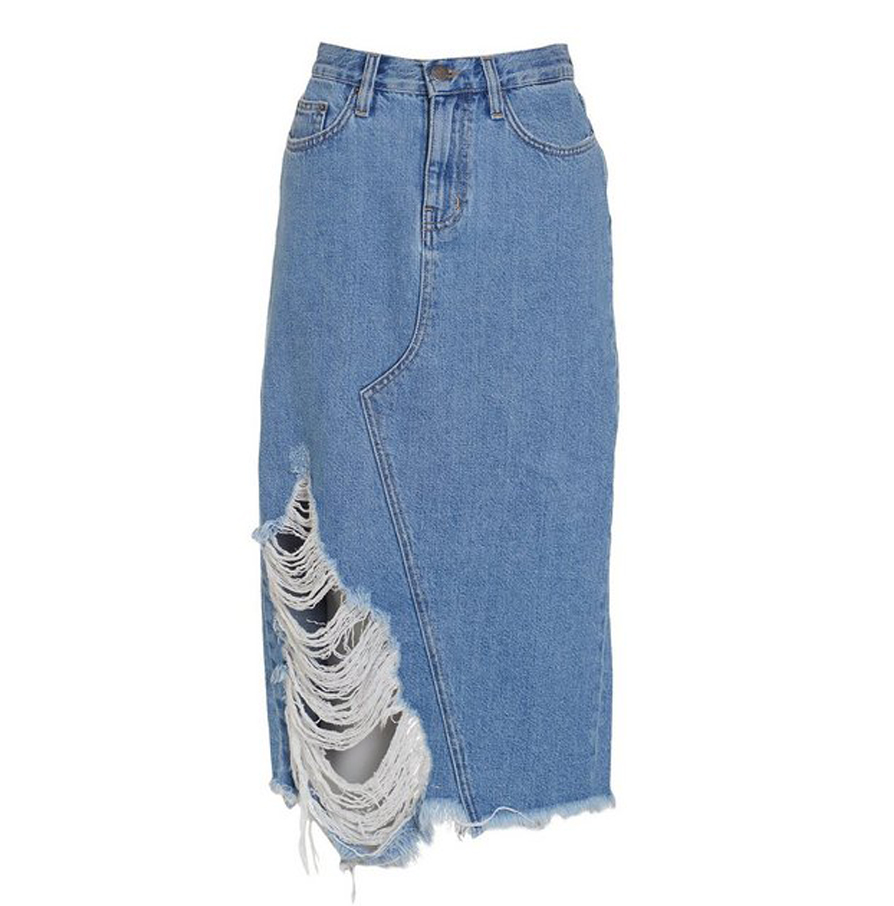 jeanskjol är fint på festival