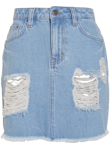 snygg jeanskjol till sommarens festival