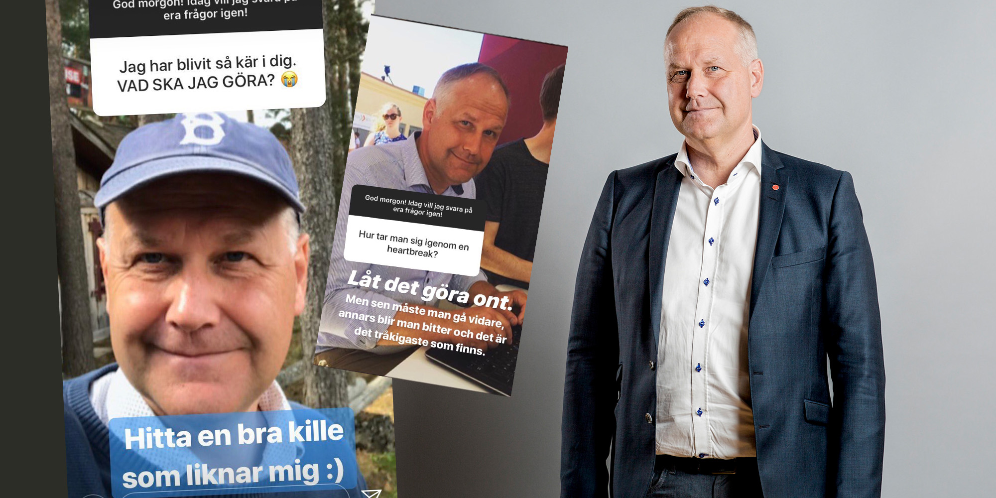 Jonas Sjöstedt gör succé på Instagram – som hobbypsykolog