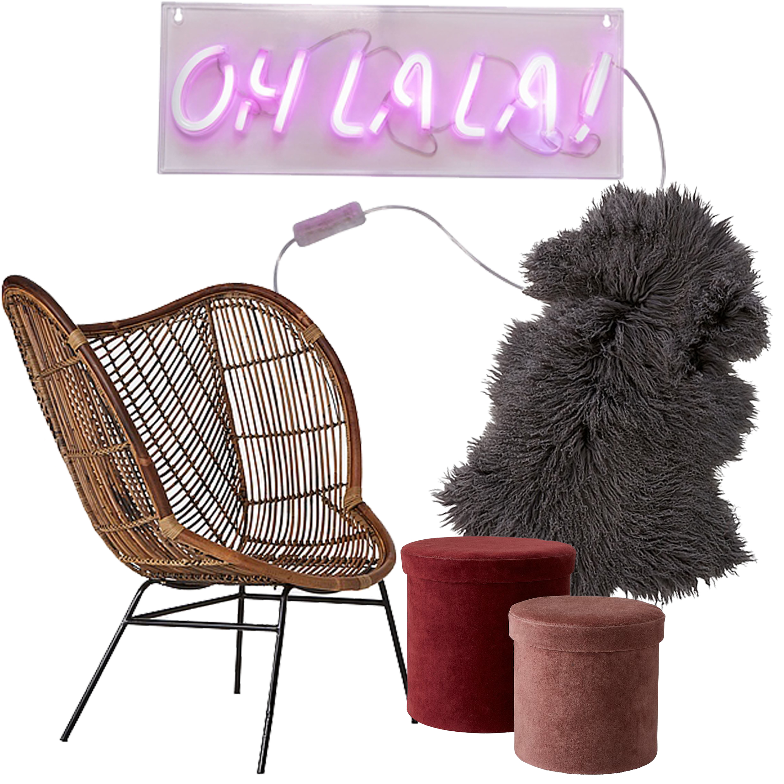 inred med neon i höst