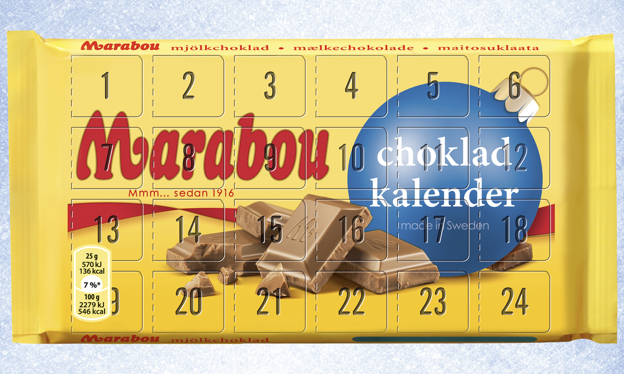 Marabou släpper egen chokladkalender – efter önskemål från kunder